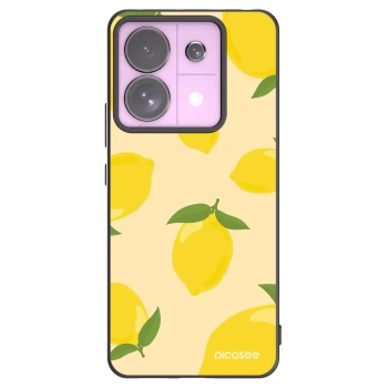 Picasee silikonowe czarne etui na Xiaomi Redmi Note 13 Pro 5G - Limoncella