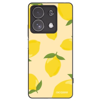 Picasee silikonowe czarne etui na Xiaomi Redmi Note 13 Pro 4G - Limoncella
