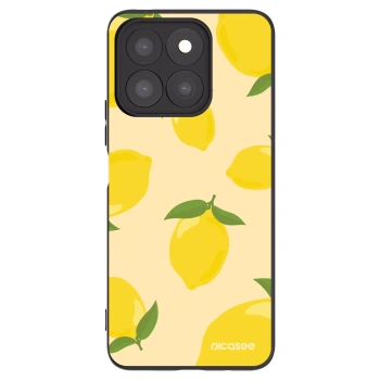 Picasee silikonowe czarne etui na Honor X8b - Limoncella