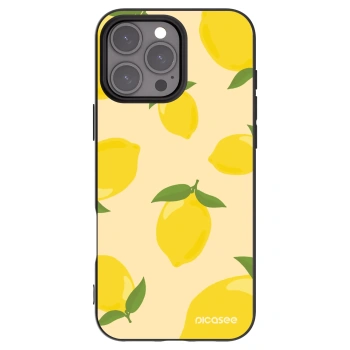 Picasee silikonowe czarne etui na Apple iPhone 16 Pro Max - Limoncella