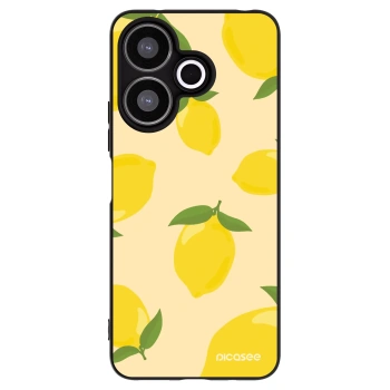 Picasee silikonowe czarne etui na Xiaomi Redmi 13 4G - Limoncella