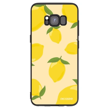 Picasee silikonowe czarne etui na Samsung Galaxy S8 G950F - Limoncella