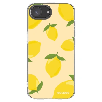 Picasee silikonowe przeźroczyste etui na Apple iPhone 16e - Limoncella