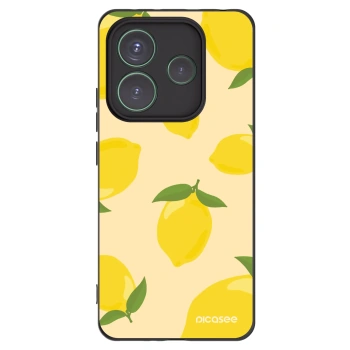 Picasee silikonowe czarne etui na Xiaomi Redmi Note 14 5G - Limoncella