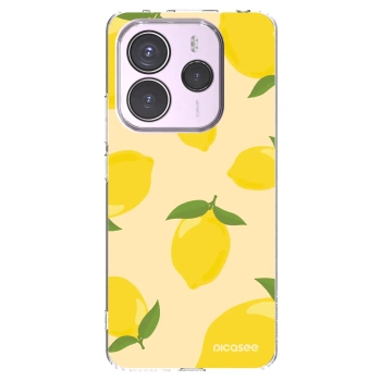 Picasee silikonowe przeźroczyste etui na Xiaomi Redmi Note 14 5G - Limoncella