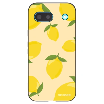 Picasee silikonowe czarne etui na Google Pixel 8a - Limoncella