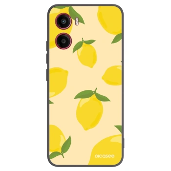 Picasee silikonowe czarne etui na Motorola Moto G05 - Limoncella