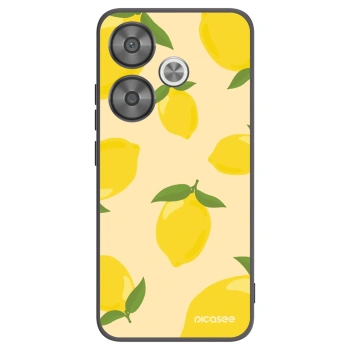 Picasee silikonowe czarne etui na Xiaomi Poco F6 - Limoncella