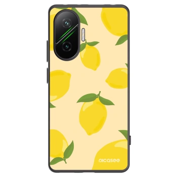 Picasee silikonowe czarne etui na Xiaomi Poco F7 5G - Limoncella