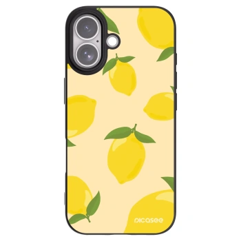Picasee silikonowe czarne etui na Apple iPhone 17 - Limoncella