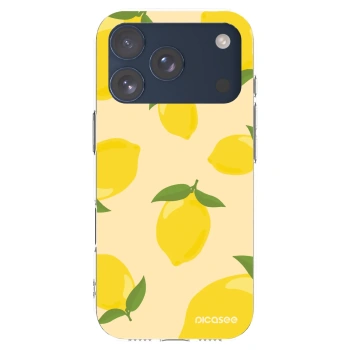 Picasee silikonowe przeźroczyste etui na Apple iPhone 17 Pro - Limoncella