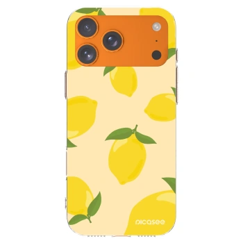 Picasee silikonowe przeźroczyste etui na Apple iPhone 17 Pro Max - Limoncella