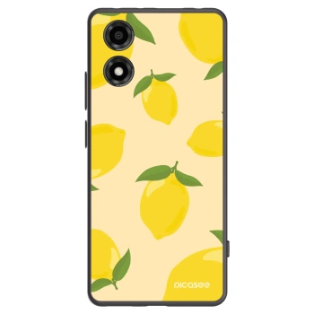 Picasee silikonowe czarne etui na Motorola Moto E14 - Limoncella
