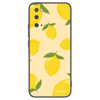 Picasee silikonowe czarne etui na Samsung Galaxy S20 G980F - Limoncella