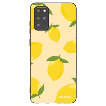 Picasee silikonowe czarne etui na Samsung Galaxy S20+ G985F - Limoncella