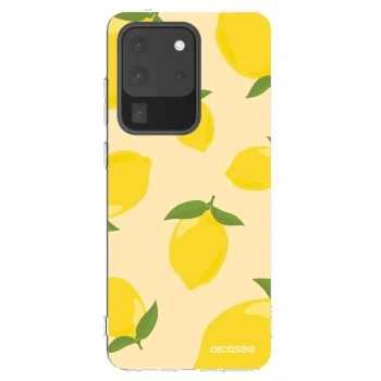 Picasee silikonowe przeźroczyste etui na Samsung Galaxy S20 Ultra 5G G988F - Limoncella