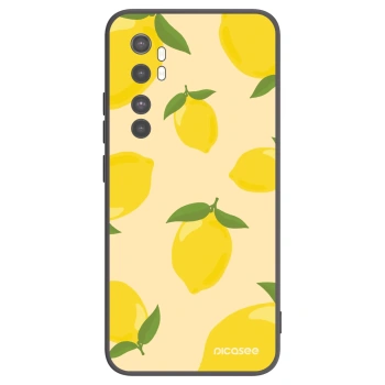 Picasee silikonowe czarne etui na Xiaomi Mi Note 10 Lite - Limoncella