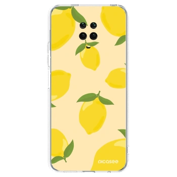 Picasee silikonowe przeźroczyste etui na Xiaomi Redmi Note 9S - Limoncella