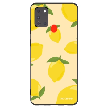 Picasee silikonowe czarne etui na Samsung Galaxy A21s - Limoncella