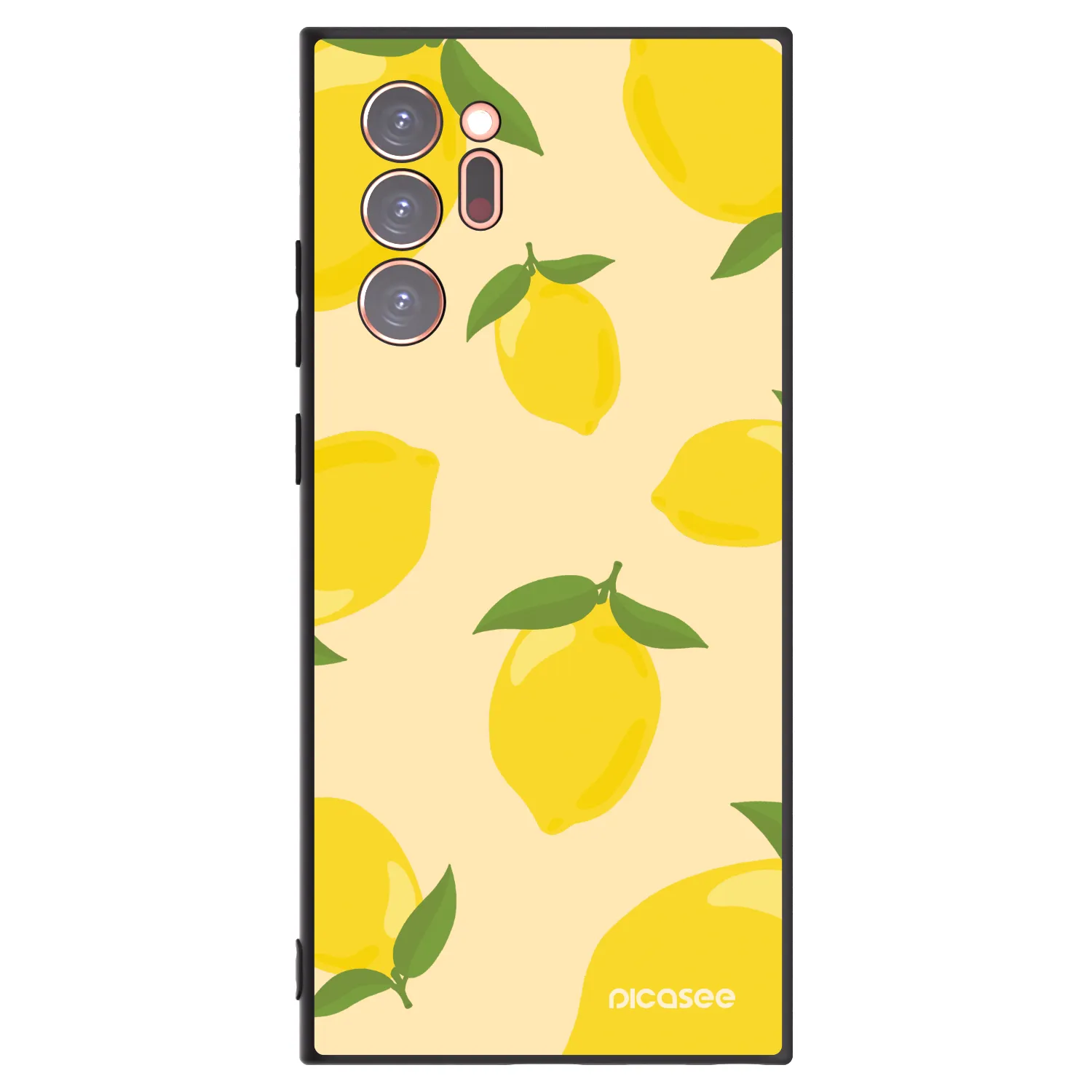 Picasee silikonowe czarne etui na Samsung Galaxy Note 20 Ultra - Limoncella