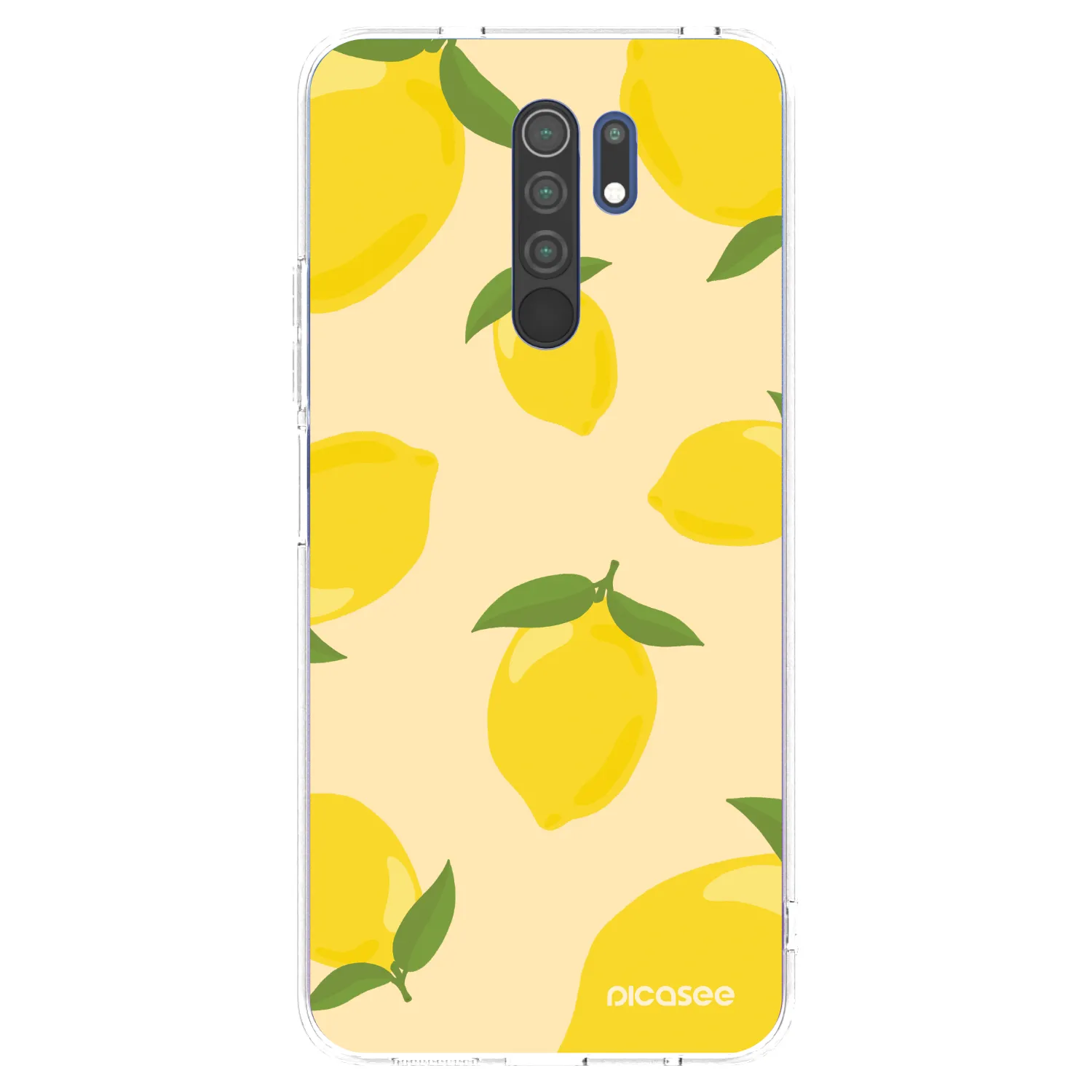 Picasee silikonowe przeźroczyste etui na Xiaomi Redmi 9 - Limoncella
