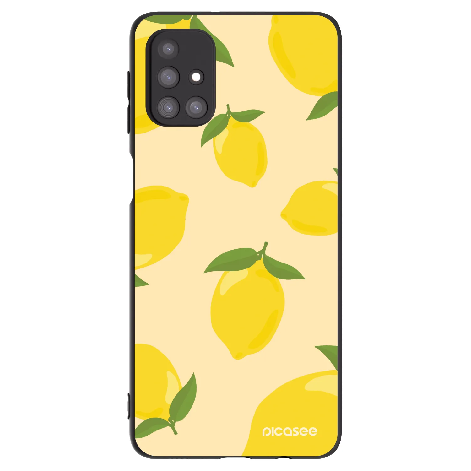 Picasee silikonowe czarne etui na Samsung Galaxy M31s - Limoncella