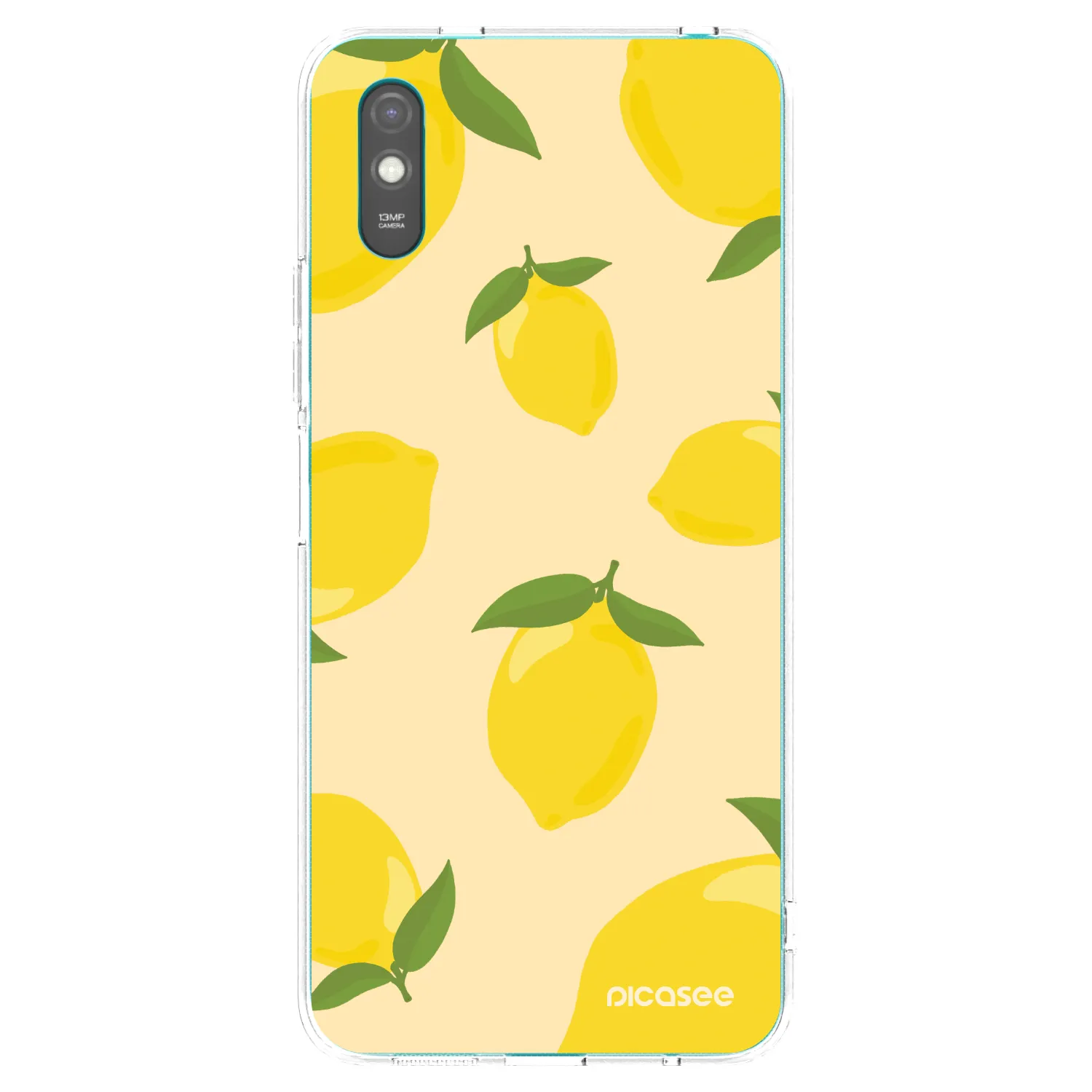 Picasee silikonowe przeźroczyste etui na Xiaomi Redmi 9A - Limoncella