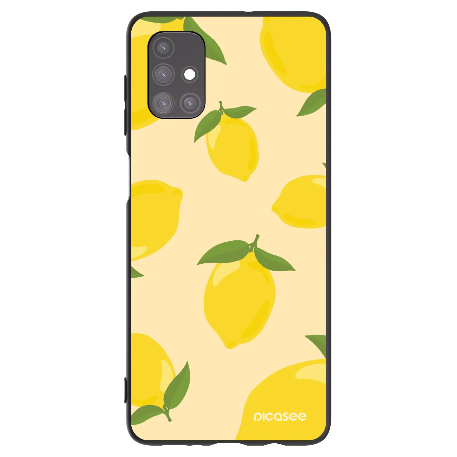 Picasee silikonowe czarne etui na Samsung Galaxy M51 M515F - Limoncella