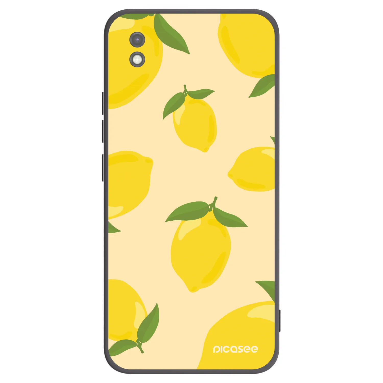 Picasee silikonowe czarne etui na Xiaomi Redmi 9AT - Limoncella