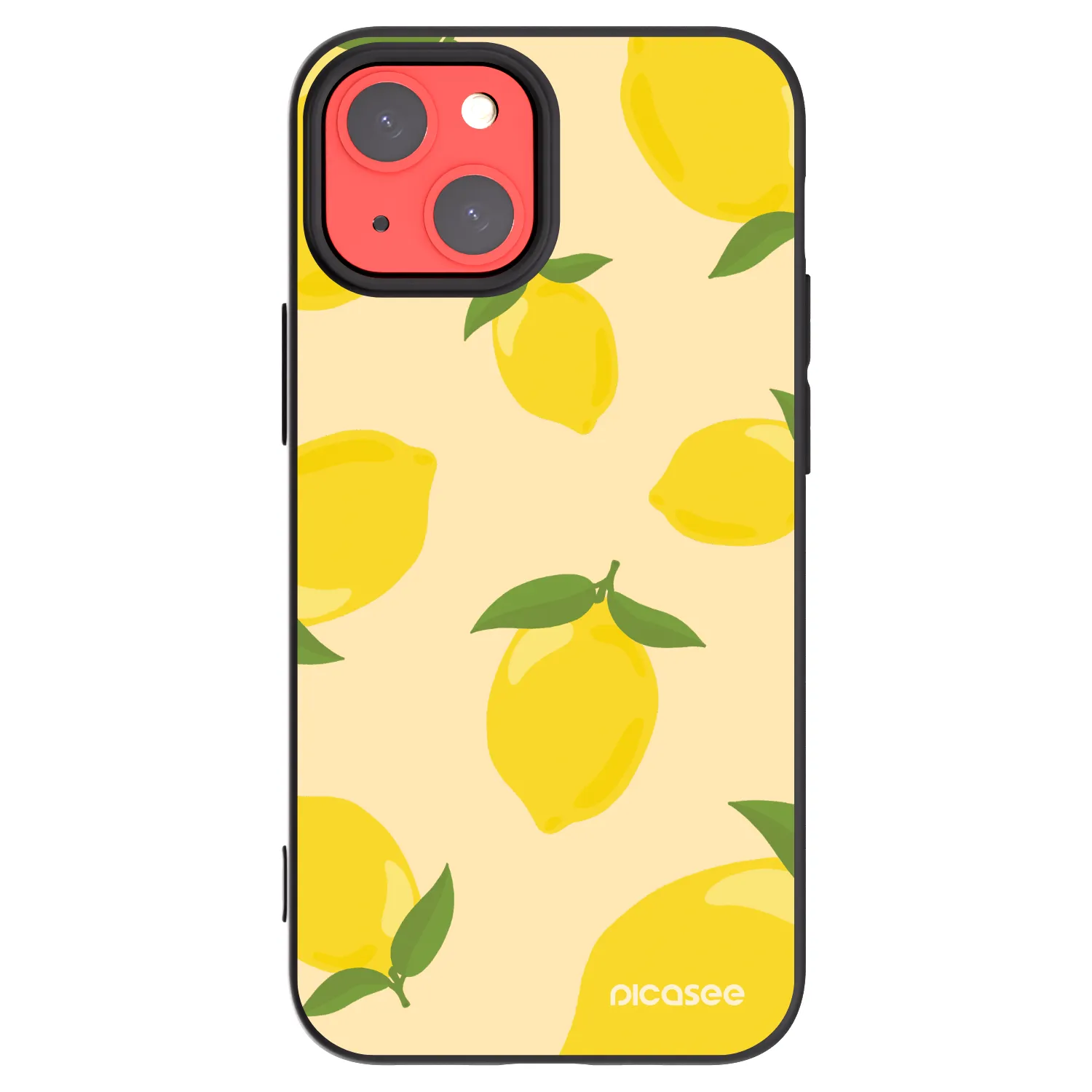 Picasee silikonowe czarne etui na Apple iPhone 13 mini - Limoncella