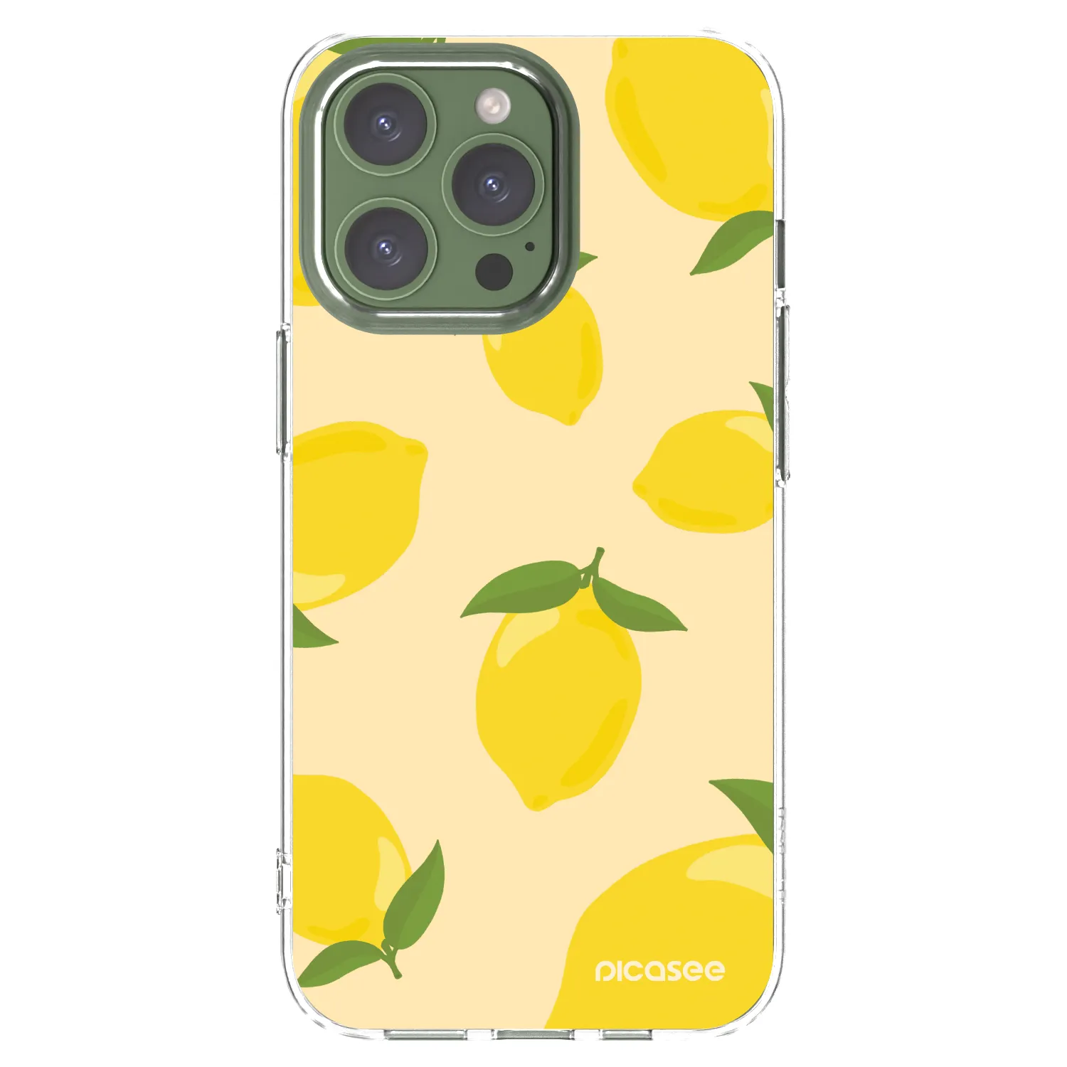 Picasee silikonowe przeźroczyste etui na Apple iPhone 13 Pro - Limoncella