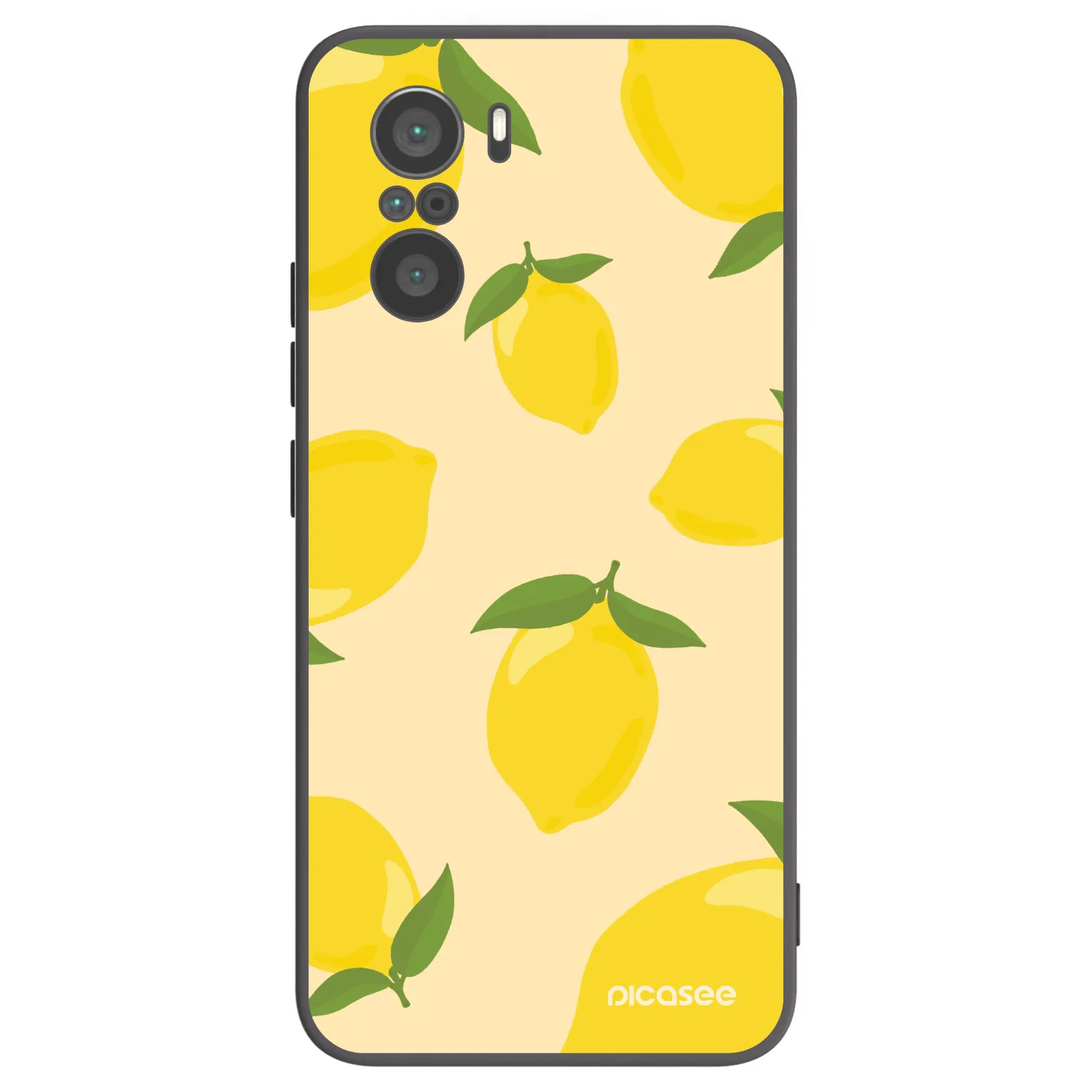 Picasee silikonowe czarne etui na Xiaomi Poco F3 - Limoncella