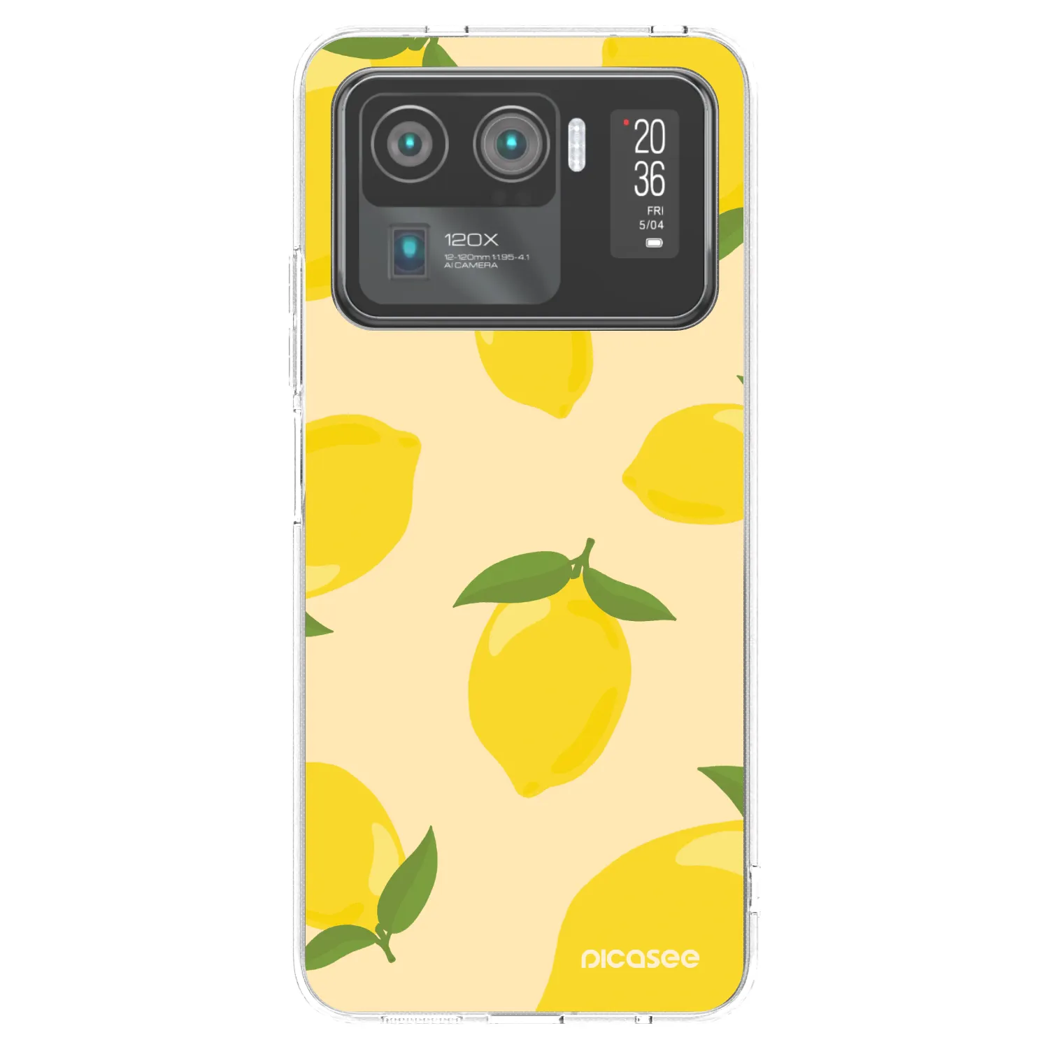 Picasee silikonowe przeźroczyste etui na Xiaomi Mi 11 Ultra - Limoncella