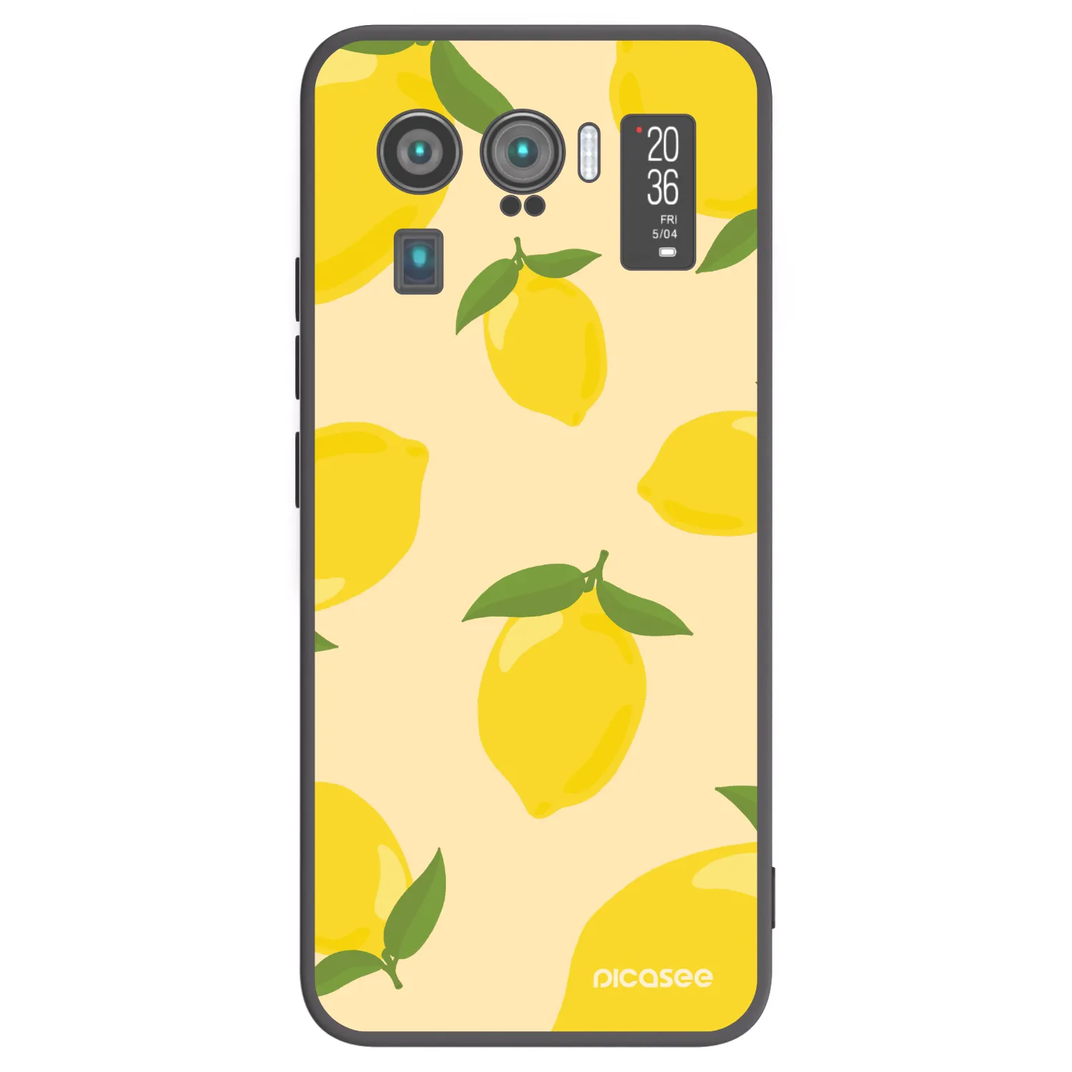 Picasee silikonowe czarne etui na Xiaomi Mi 11 Ultra - Limoncella