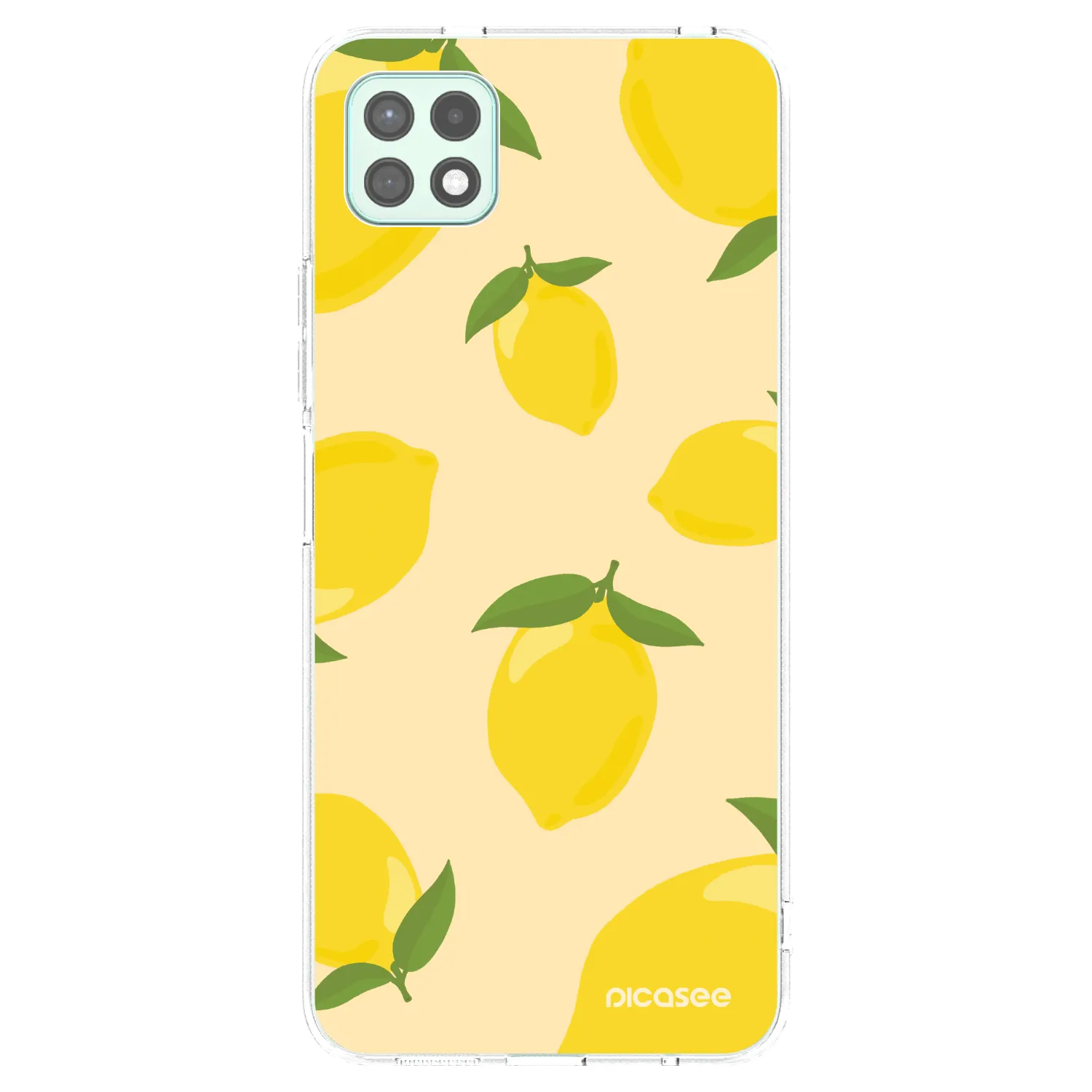 Picasee silikonowe przeźroczyste etui na Samsung Galaxy A22 A226B 5G - Limoncella