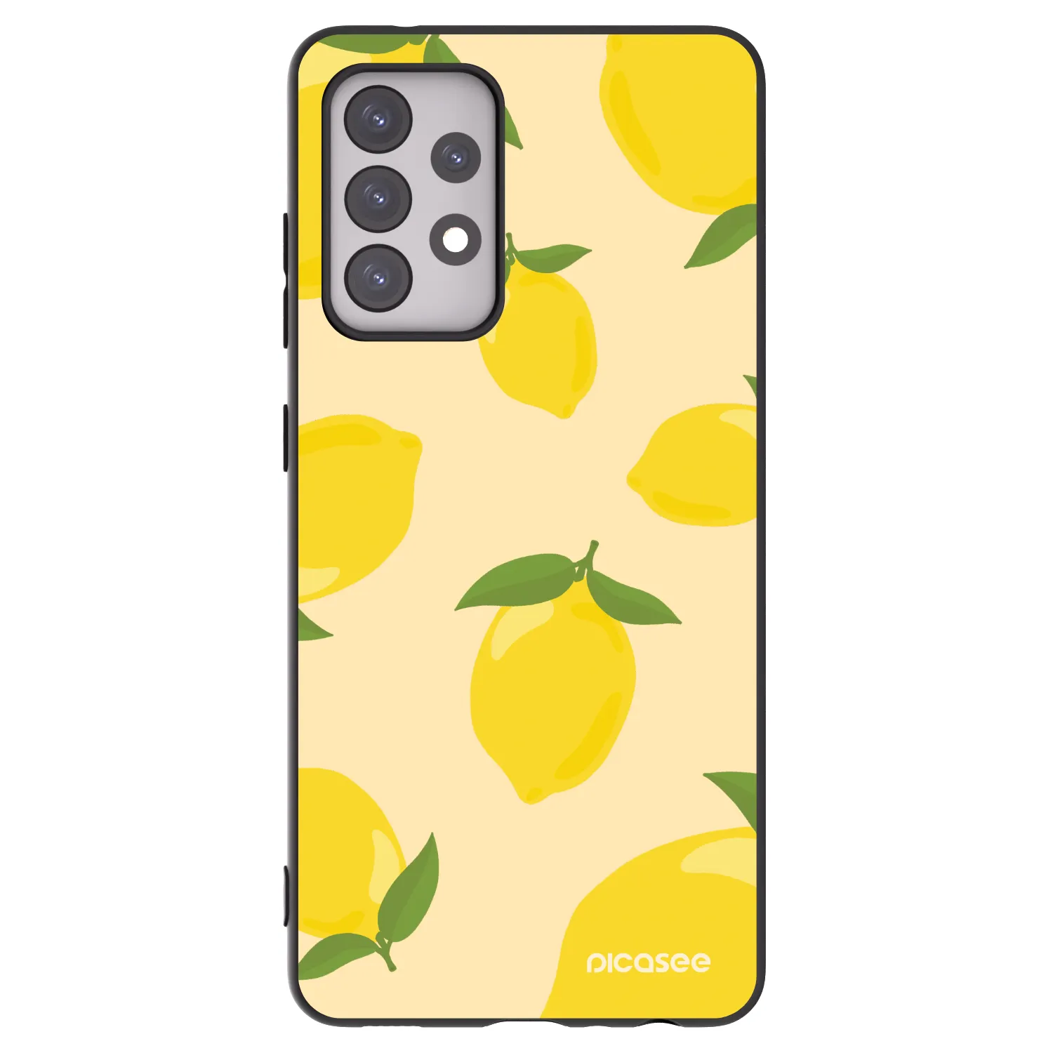 Picasee silikonowe czarne etui na Samsung Galaxy A52s 5G A528B - Limoncella
