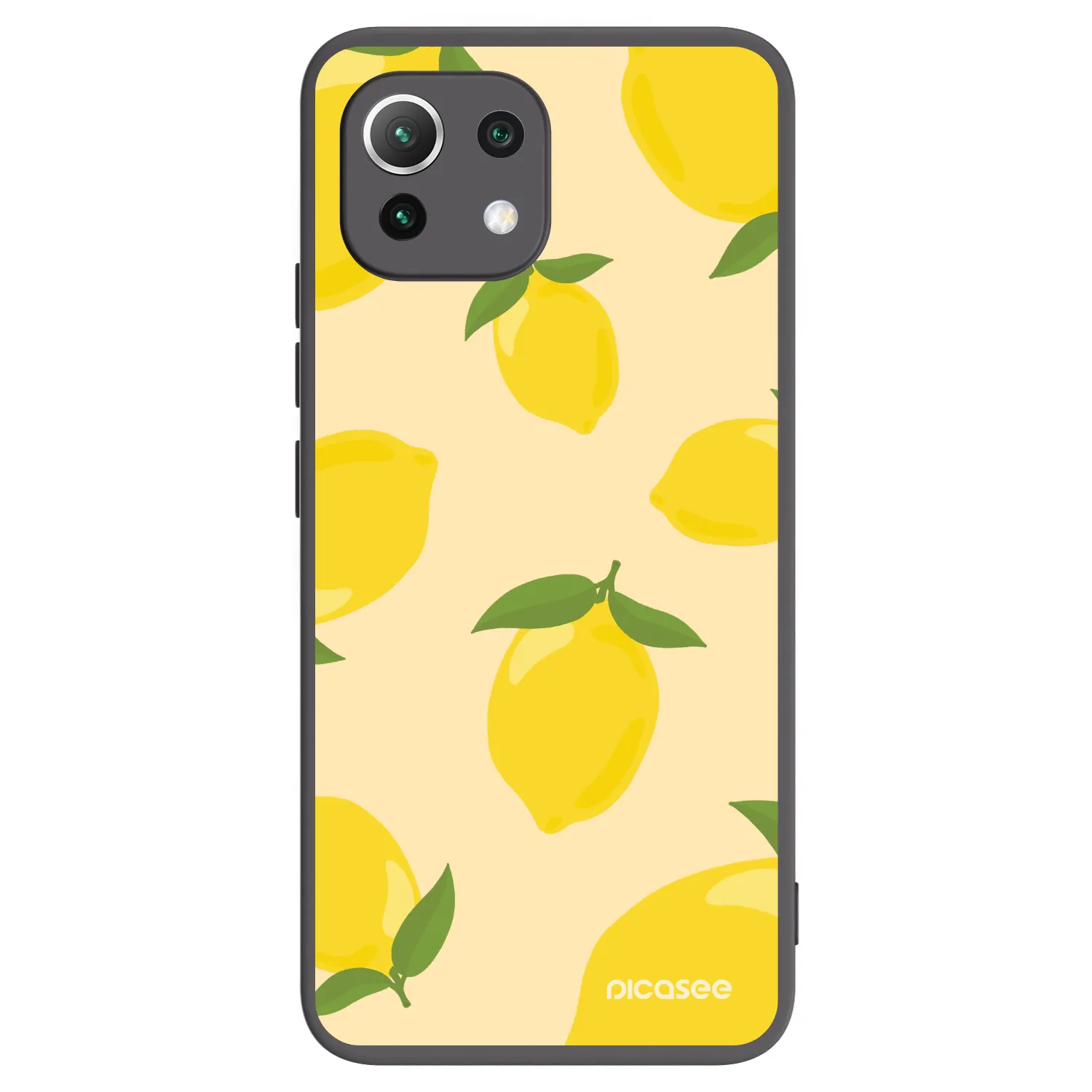 Picasee silikonowe czarne etui na Xiaomi 11 Lite 5G NE - Limoncella