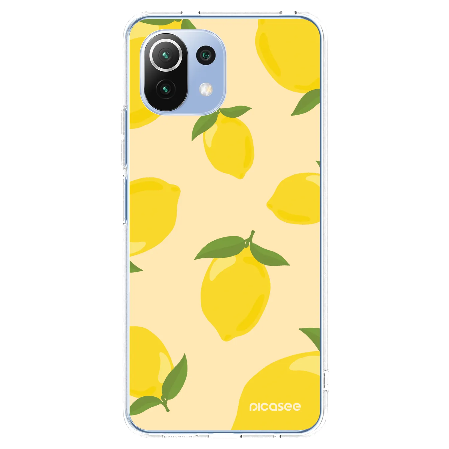 Picasee silikonowe przeźroczyste etui na Xiaomi 11 Lite 5G NE - Limoncella