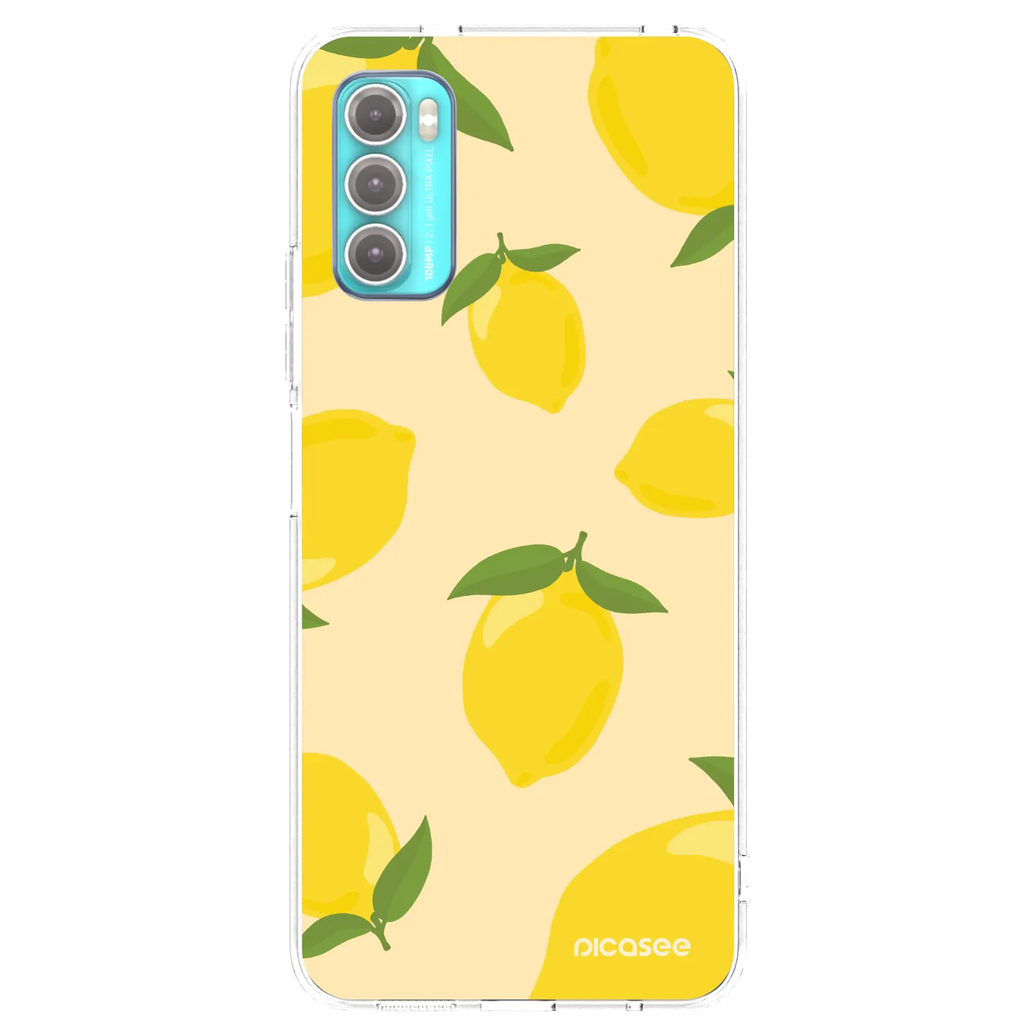 Picasee silikonowe przeźroczyste etui na Motorola Moto G60 - Limoncella
