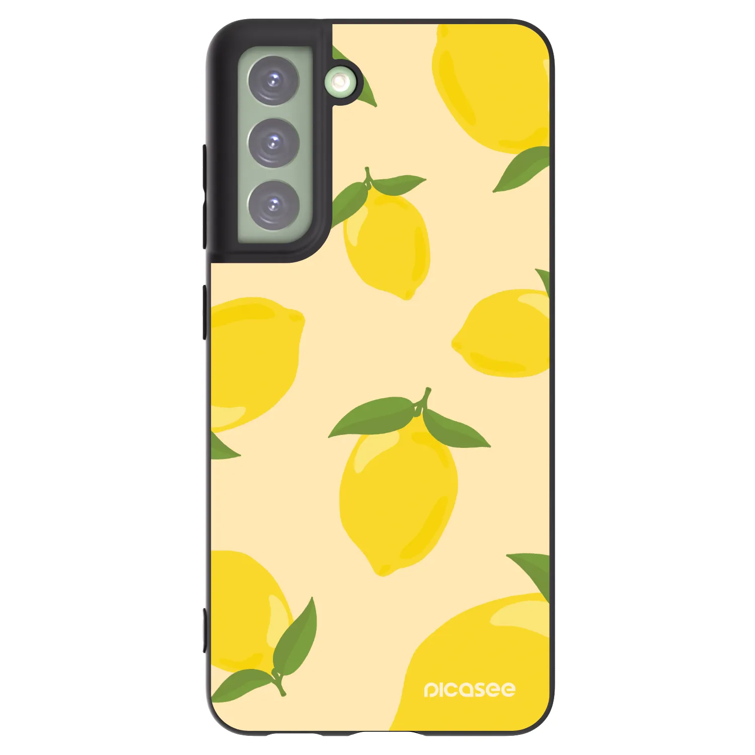 Picasee silikonowe czarne etui na Samsung Galaxy S21 FE 5G - Limoncella