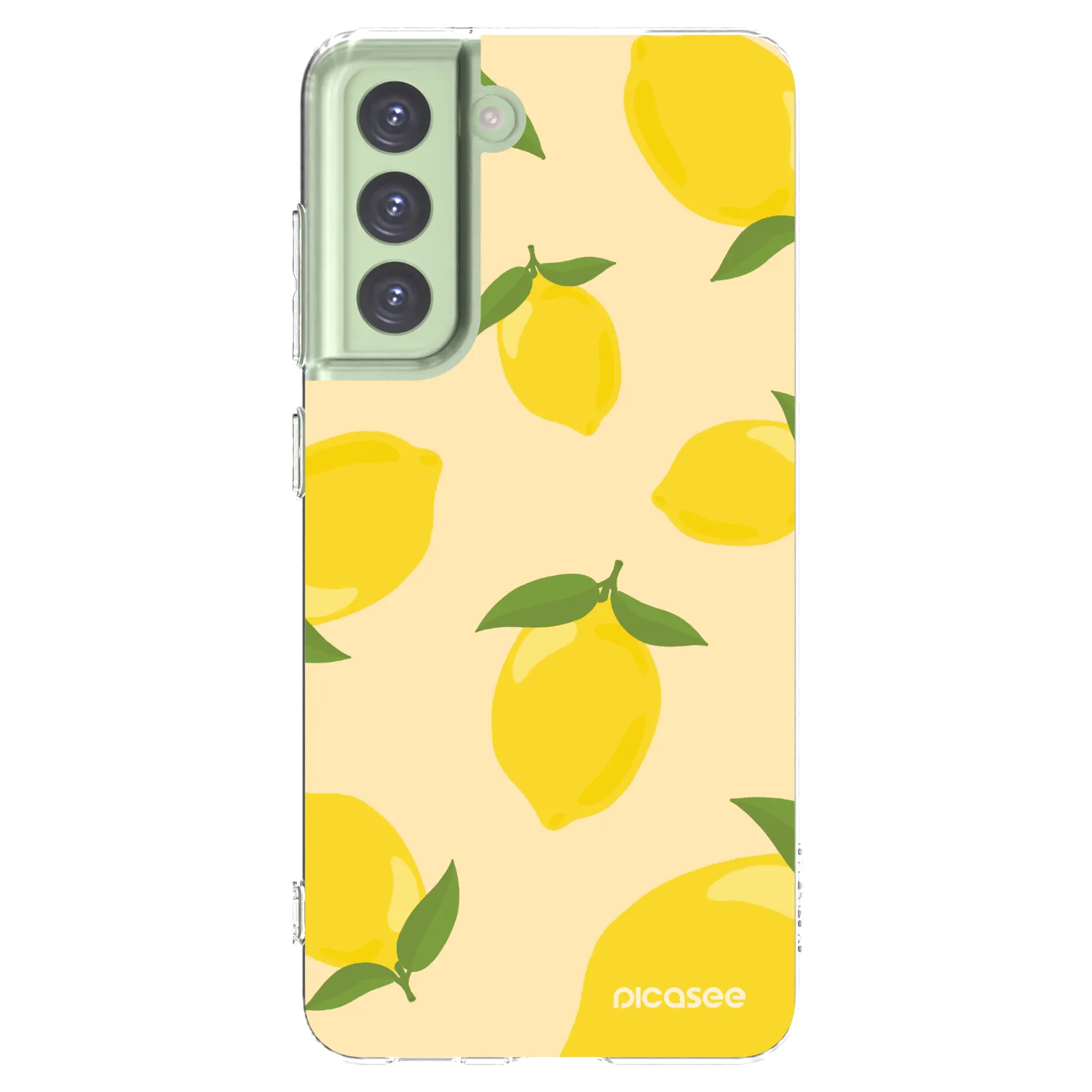 Picasee silikonowe przeźroczyste etui na Samsung Galaxy S21 FE 5G - Limoncella
