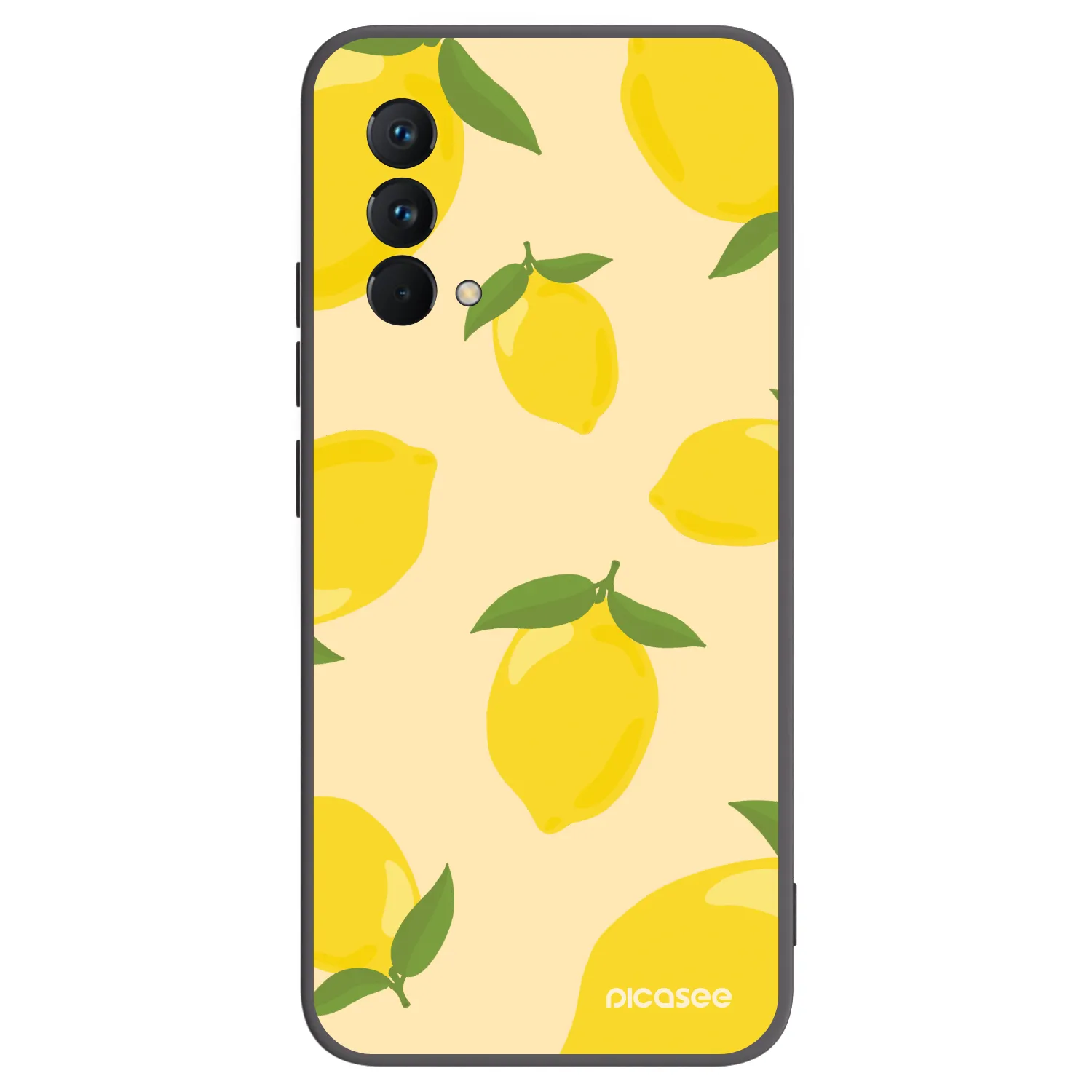 Picasee silikonowe czarne etui na Realme GT Master Edition 5G - Limoncella