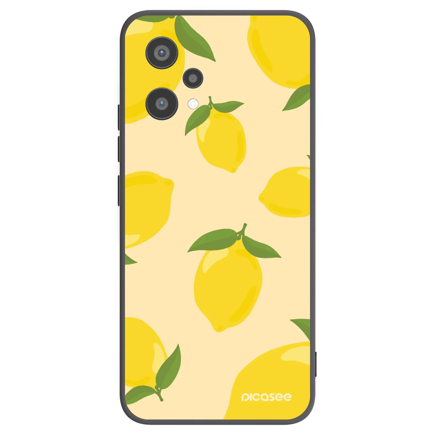 Picasee silikonowe czarne etui na Realme 9 Pro 5G - Limoncella