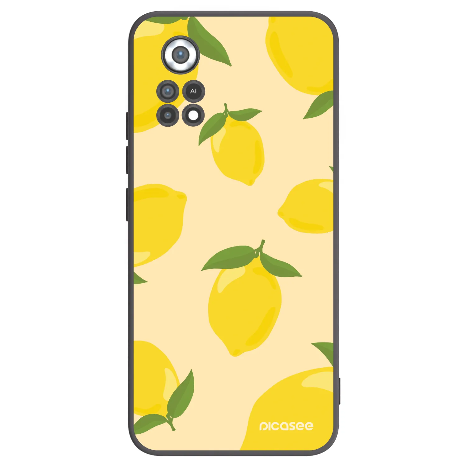Picasee silikonowe czarne etui na Xiaomi Poco X4 Pro 5G - Limoncella