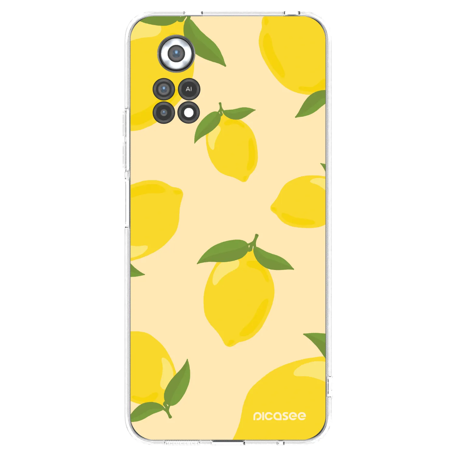 Picasee silikonowe przeźroczyste etui na Xiaomi Poco X4 Pro 5G - Limoncella
