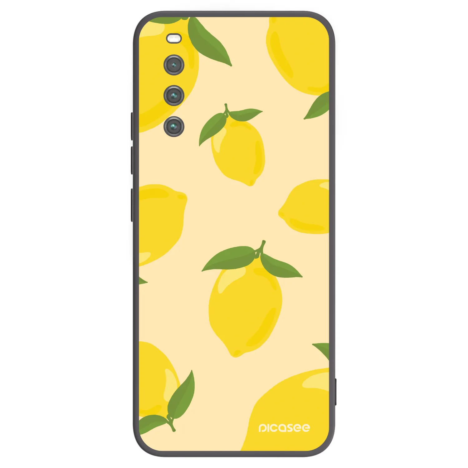 Picasee silikonowe czarne etui na Sony Xperia 10 IV 5G - Limoncella