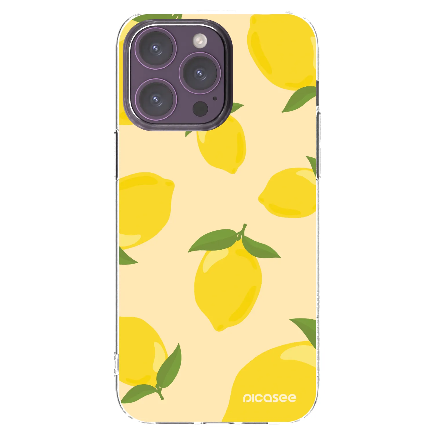 Picasee silikonowe przeźroczyste etui na Apple iPhone 14 Pro Max - Limoncella