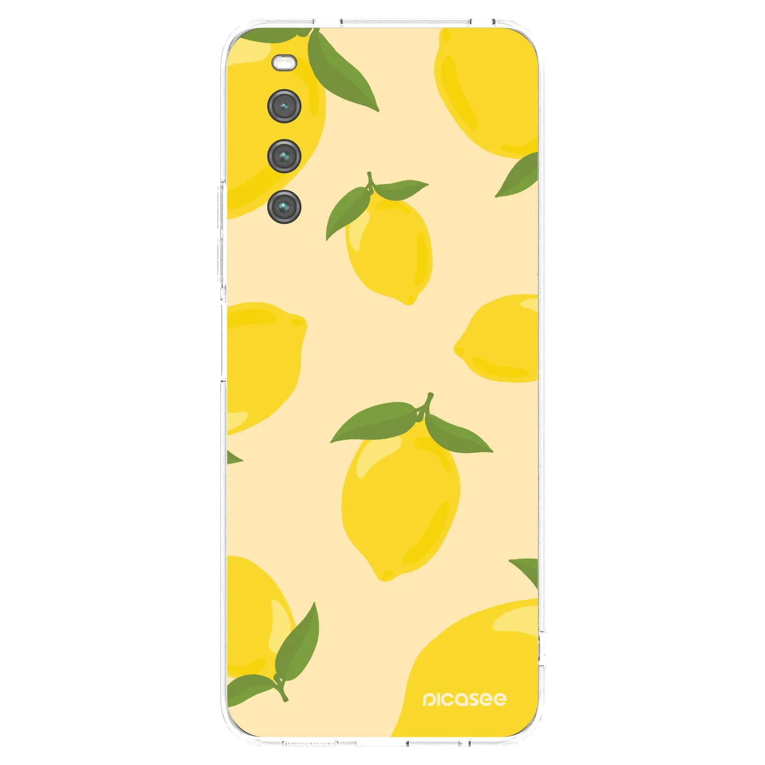Picasee silikonowe przeźroczyste etui na Sony Xperia 10 IV 5G - Limoncella
