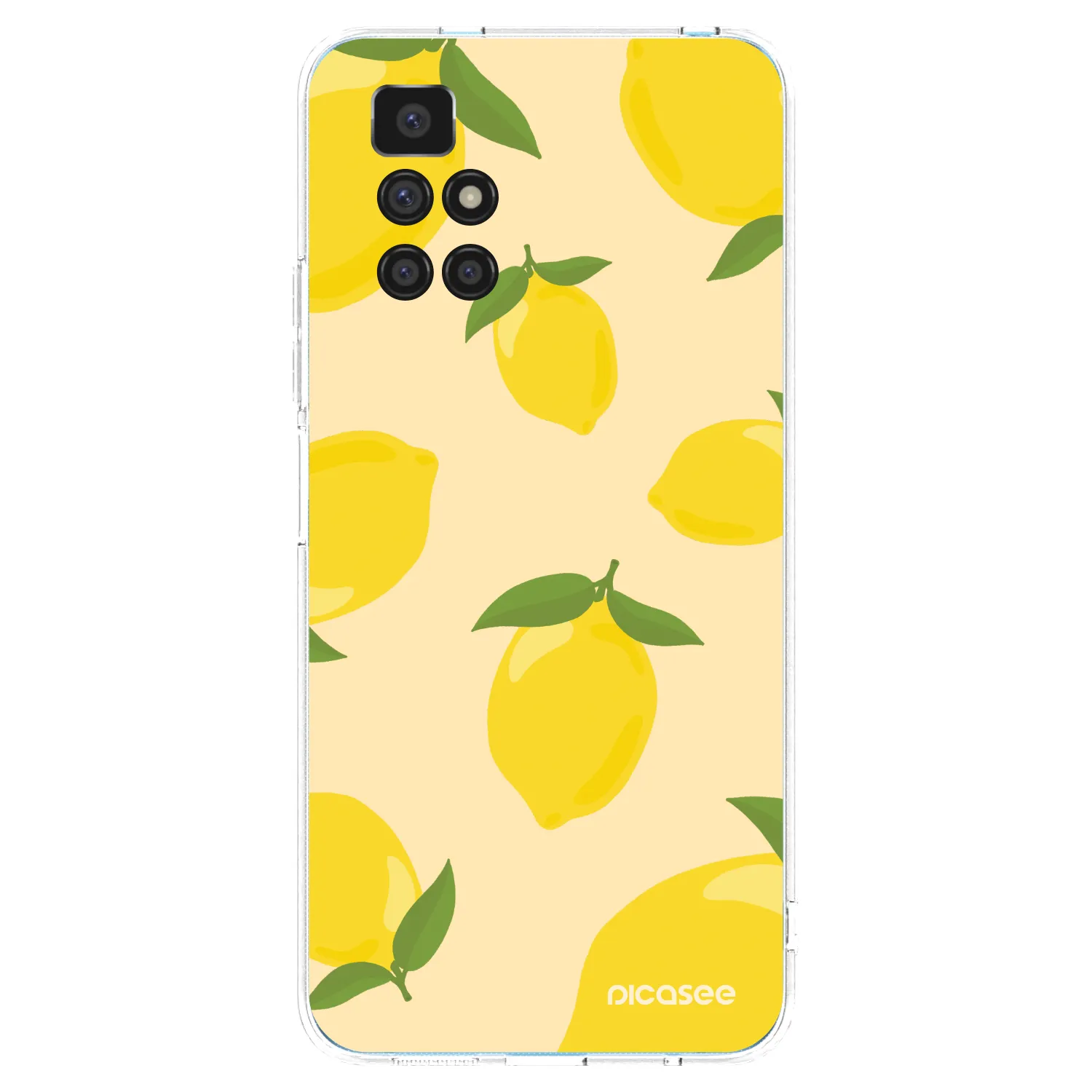 Picasee silikonowe przeźroczyste etui na Xiaomi Redmi 10 (2022) - Limoncella