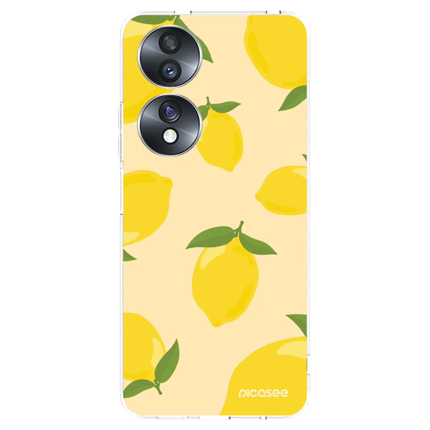 Picasee silikonowe przeźroczyste etui na Honor 70 - Limoncella